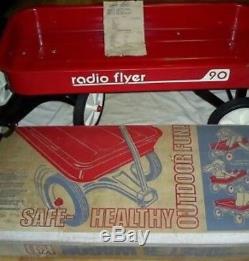 Vintage 1960s Radio Jet / Radio Flyer Wagon Model no. 90 NEW IN BOX