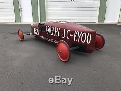 Vintage 1960s Soap Box Derby Car