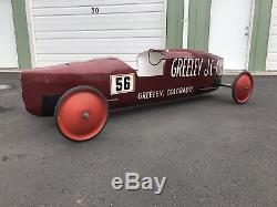 Vintage 1960s Soap Box Derby Car