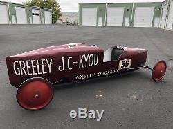 Vintage 1960s Soap Box Derby Car