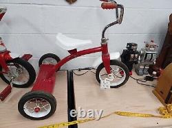 Vintage 1962 Roadmaster Kids Tricycle Steel Toy USA Old Antique Ride Tricycle