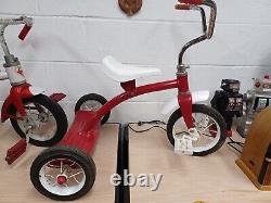 Vintage 1962 Roadmaster Kids Tricycle Steel Toy USA Old Antique Ride Tricycle