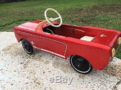 Vintage 1964 Ford Mustang AMF Junior Pedal Car Original