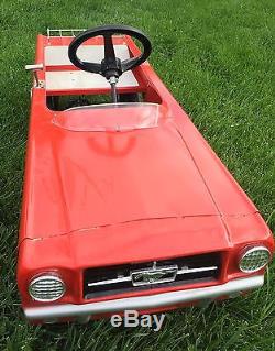 Vintage 1964 Mustang Pedal Car Collectible Original Rare Antique