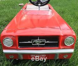 Vintage 1964 Mustang Pedal Car Collectible Original Rare Antique
