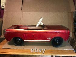 Vintage 1966 AMF Junior Ford Mustang Pedal Car