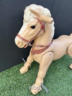 Vintage 1967 Marx Toys Marvel the Mustang Ride On Galloping Horse