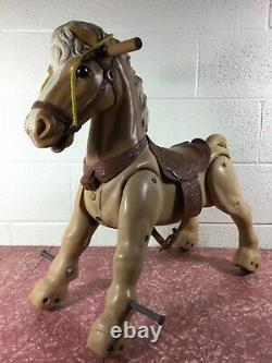 Vintage 1967 Marx toys Marvel the Mustang Ride On Galloping Horse