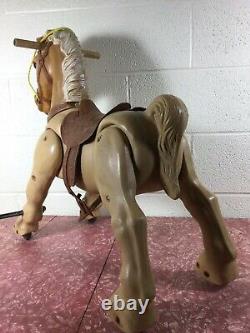 Vintage 1967 Marx toys Marvel the Mustang Ride On Galloping Horse