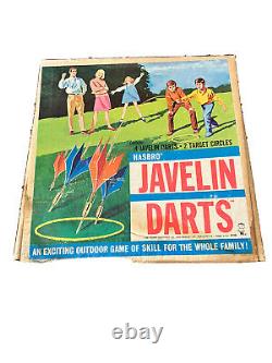 Vintage 1968 Hasbro Javelin Darts