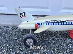 Vintage 1968 MARX 727 JET Vintage Ride On Toy Jumbo Jet VINTAGE MARX TOY