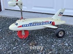 Vintage 1968 MARX 727 JET Vintage Ride On Toy Jumbo Jet VINTAGE MARX TOY