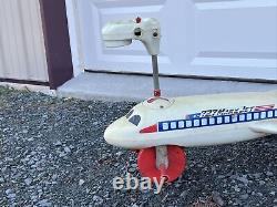 Vintage 1968 MARX 727 JET Vintage Ride On Toy Jumbo Jet VINTAGE MARX TOY