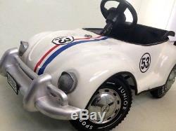 Vintage 1969 Junior Sportster Herbie The Love BUG Volkswagen Beetle Pedal Car