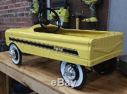Vintage 1970 AMF PINTO Yellow Version Pedal Car RESTORED