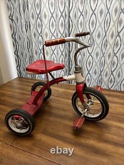 Vintage 1970's AMF Junior Tricycle Red and White Olney Illinois U. S. A Nice