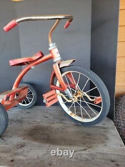 Vintage 1970's Coast king child's coast red trike Junior Tricycle