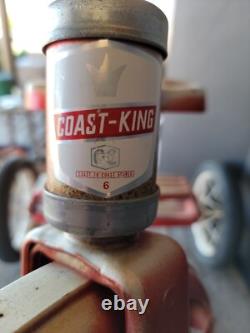 Vintage 1970's Coast king child's coast red trike Junior Tricycle