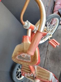 Vintage 1970's Coast king child's coast red trike Junior Tricycle