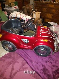 Vintage 1970's Junior Vw Peddle Car