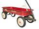 Vintage 1970's Red Radio Flyer Wagon #18