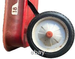 Vintage 1970's Red Radio Flyer Wagon #18