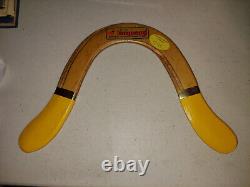 Vintage 1970s Kangarang Arch Boomerang Wooden NICE