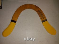 Vintage 1970s Kangarang Arch Boomerang Wooden NICE