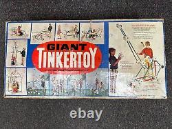 Vintage 1970s The Original Giant Tinkertoy For Building