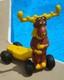 Vintage 1972 Bullwinkle 4 wheel Scooter Empire USA RARE
