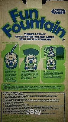 Vintage 1978 wham-o fun fountain CLOWN