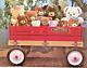 Vintage 1980's Town & Country Radio Flyer Red Wagon