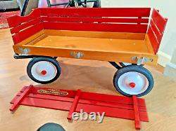 Vintage 1980's Town & Country Radio Flyer Red Wagon