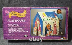 Vintage 1980s ERO Disney Beauty & The Beast Slumber Kids Tent Playhouse HTF Rare