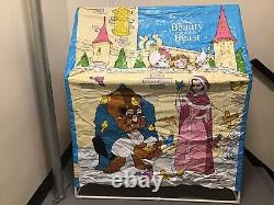 Vintage 1980s ERO Disney Beauty & The Beast Slumber Kids Tent Playhouse HTF Rare