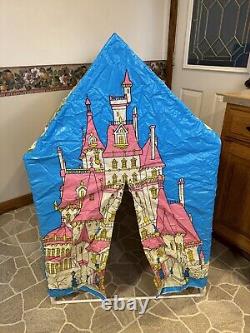 Vintage 1980s ERO Disney Beauty & The Beast Slumber Kids Tent Playhouse HTF Rare