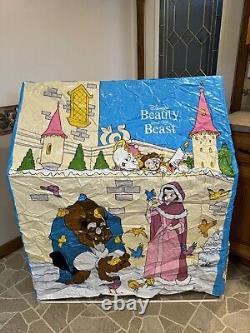 Vintage 1980s ERO Disney Beauty & The Beast Slumber Kids Tent Playhouse HTF Rare