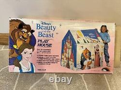 Vintage 1980s ERO Disney Beauty & The Beast Slumber Kids Tent Playhouse HTF Rare