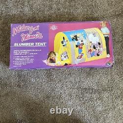 Vintage 1980s ERO Mickey N' Minnie Slumber Kids Tent Playhouse HTF Rare
