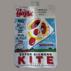 Vintage 1980s Gayla Super Diamond Kite Lot Baby Bat, Bonkers, Tom & Jerry RARE