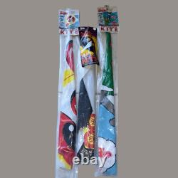Vintage 1980s Gayla Super Diamond Kite Lot Baby Bat, Bonkers, Tom & Jerry RARE
