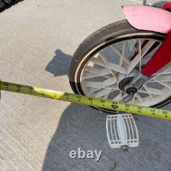Vintage 1980s Strawberry Shortcake Child Size Hedstrom Red Metal Tricycle HLN