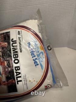 Vintage 1983 Intex 48 Inflatable Jumbo Beach Ball The Wet Set NOS XL