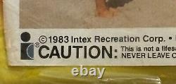 Vintage 1983 Intex The Wet Set 48 Jumbo Vinyl Inflatable Beach Ball #59070