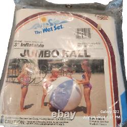 Vintage 1983 The Wet Set Intex 48 Beach Ball #59070 Original Packaging