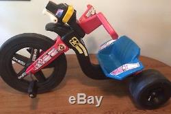 Vintage 1984 Ljn Voltron Lion Force Cycle Tricycle Big Wheel Pedal Car Toy Ride
