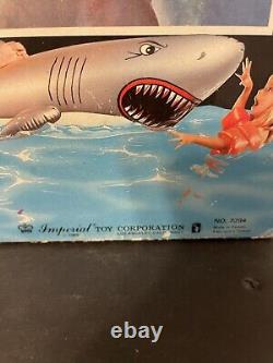 Vintage 1986 Imperial Toys Jaws Inflatable 6ft Pool Toy NOS