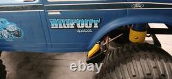 Vintage 1986 Power Wheels Bigfoot Big Foot Ford 4x4x4 Monster Truck Ride On Toy