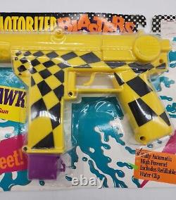 Vintage 1987 Entertech Water Hawk Motorized Water Squirt Gun NEW SEALED LJN
