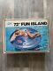 Vintage 1987 Intex 72 Fun Island Inflatable Swimming Pool Raft New In Box